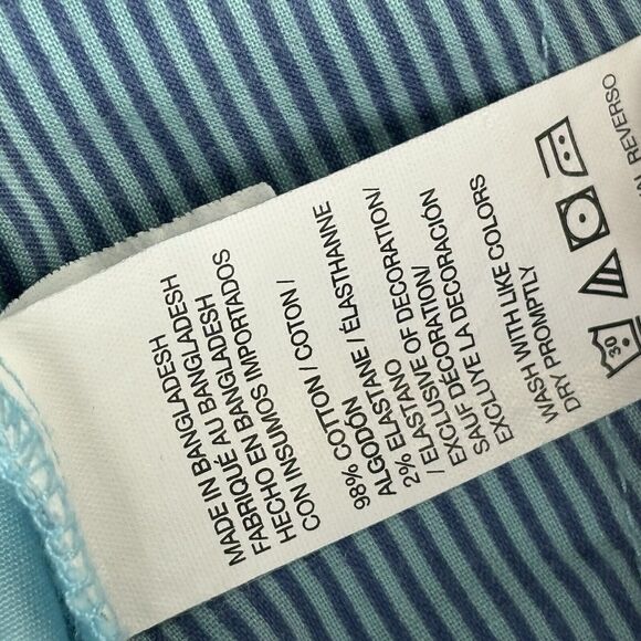 IZOD Shorts Mens‎ 40 Harborside Printed Blue Twill w/ Sailboats 9.5"  New $62 - Picture 6 of 12